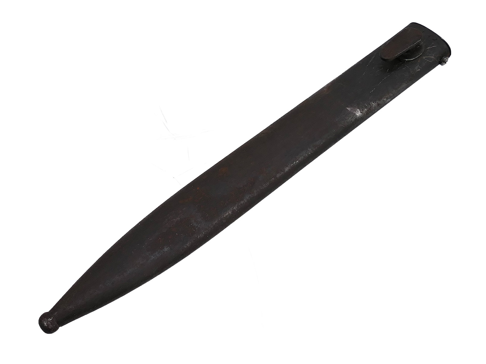 Wehrmacht M84/98 bayonet (from 1943) for the K98 carbine / fixed bayonet with scabbard, BATTLE-WORN