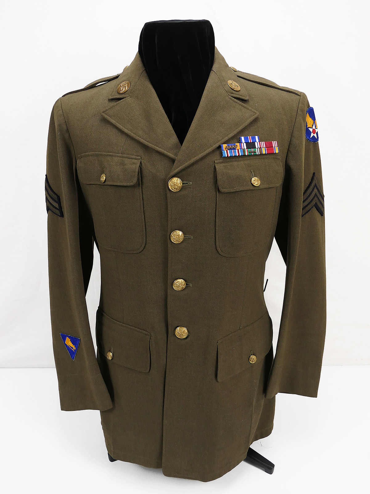 Original US Air Force WW2 Service CLASS A UNIFORM JACKET US39 dress uniform Sergeant 1942