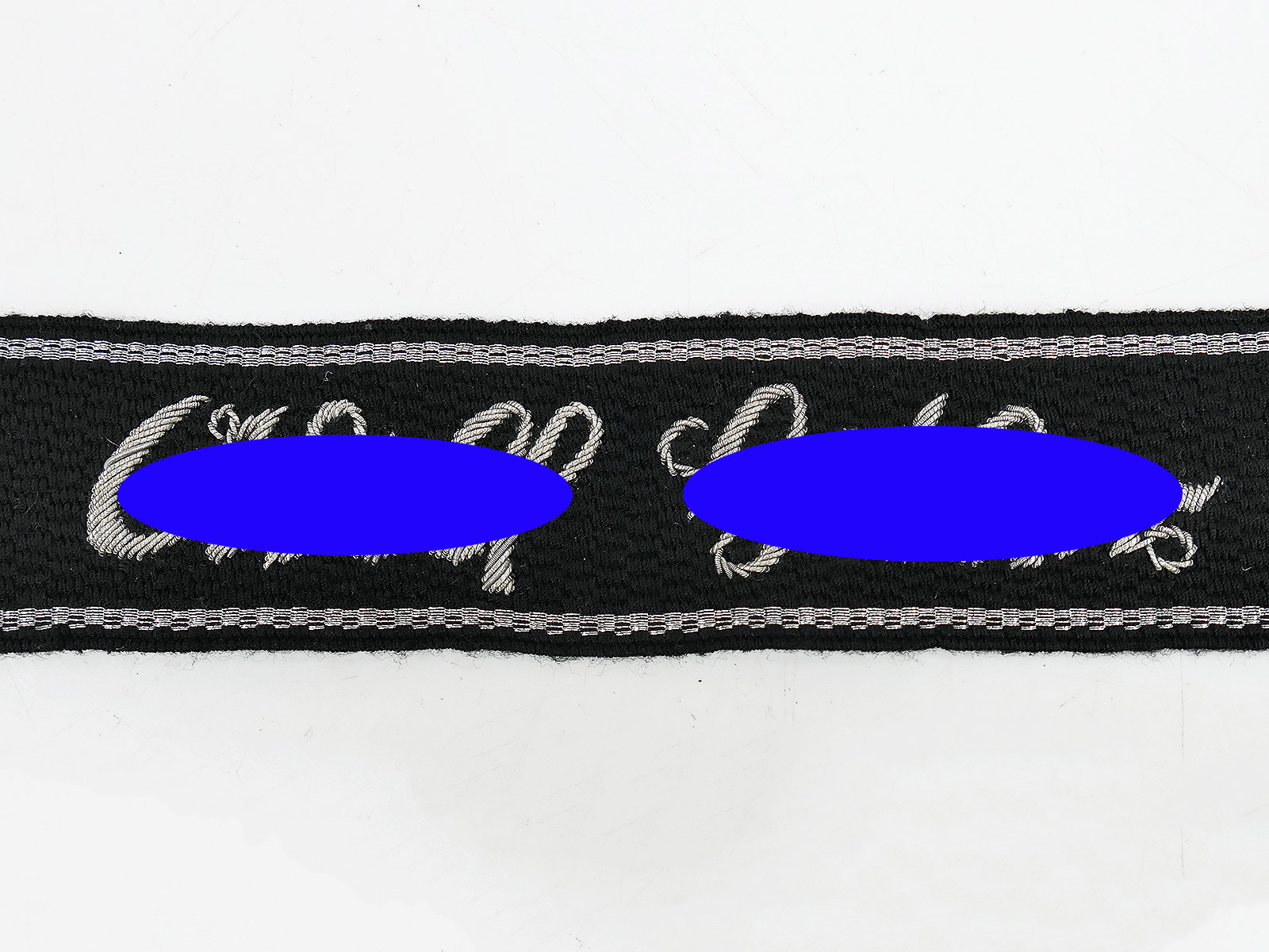Waffen-SS armband, A.H. Leibstandarte LAH, officer’s, hand-embroidered with RZM label