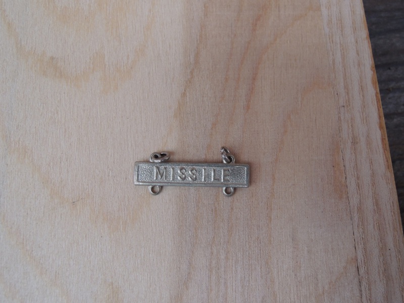 US Army marksman badge extension " Missile "