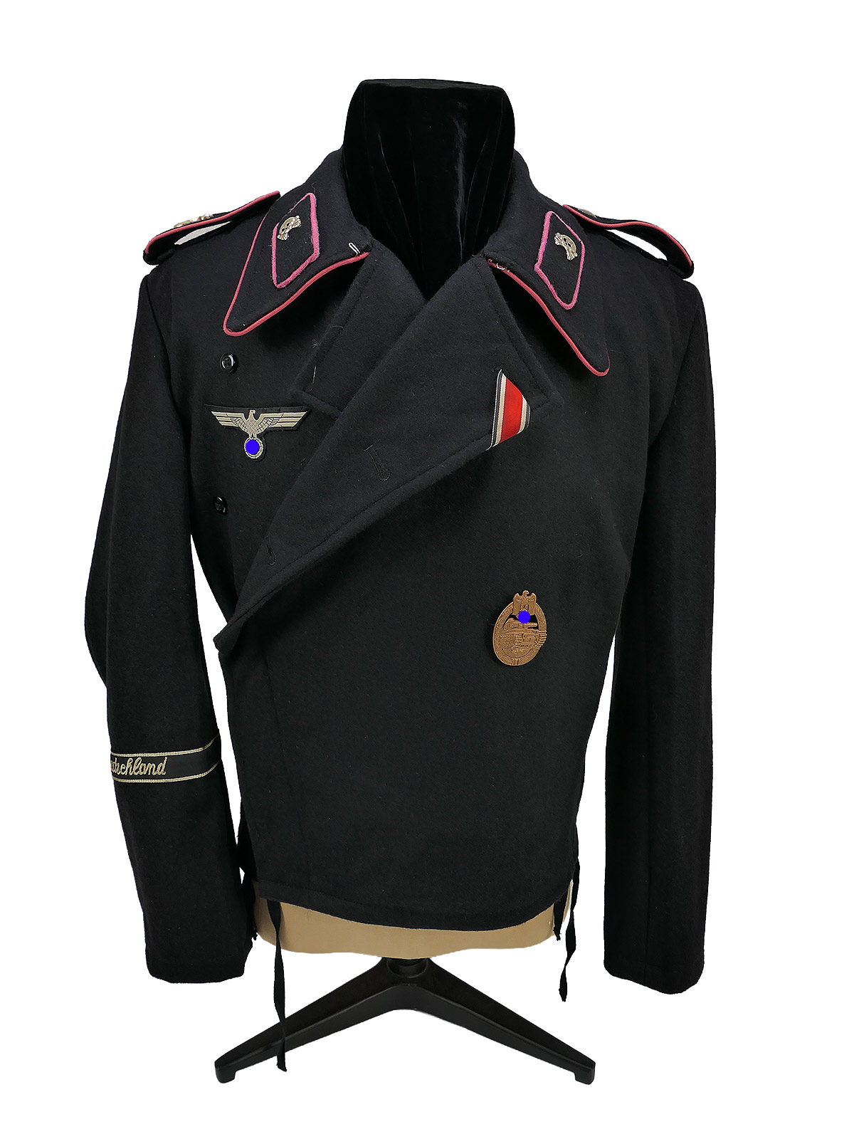 Wehrmacht Tank Uniform, Tank Shirt, ‘Großdeutschland’ Tank Jacket (L)