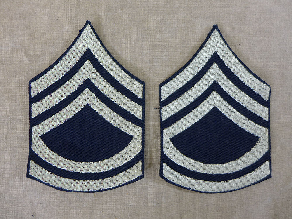 US ARMY WW2 Ranks Rank Badge T/Sgt Technical Sergeant Uniform Rank Badge