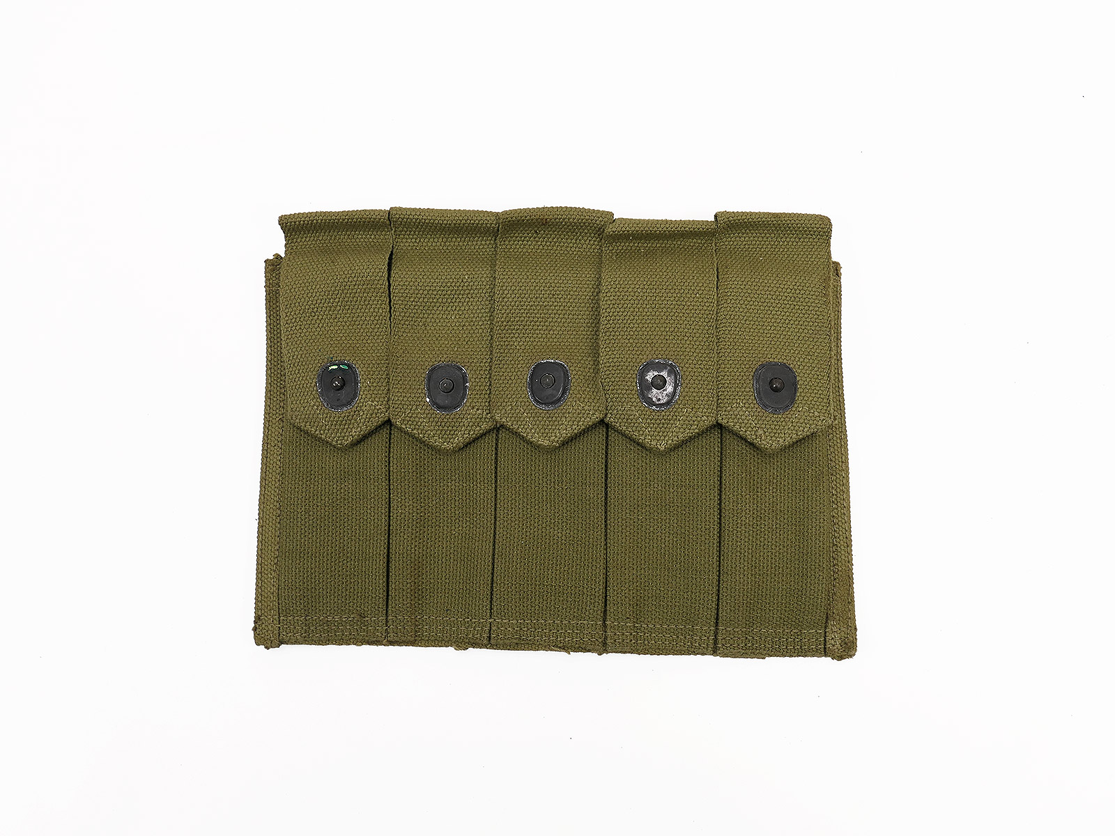 Original US Army MP Thompson magazine pouch with 5x bar magazines 1943 