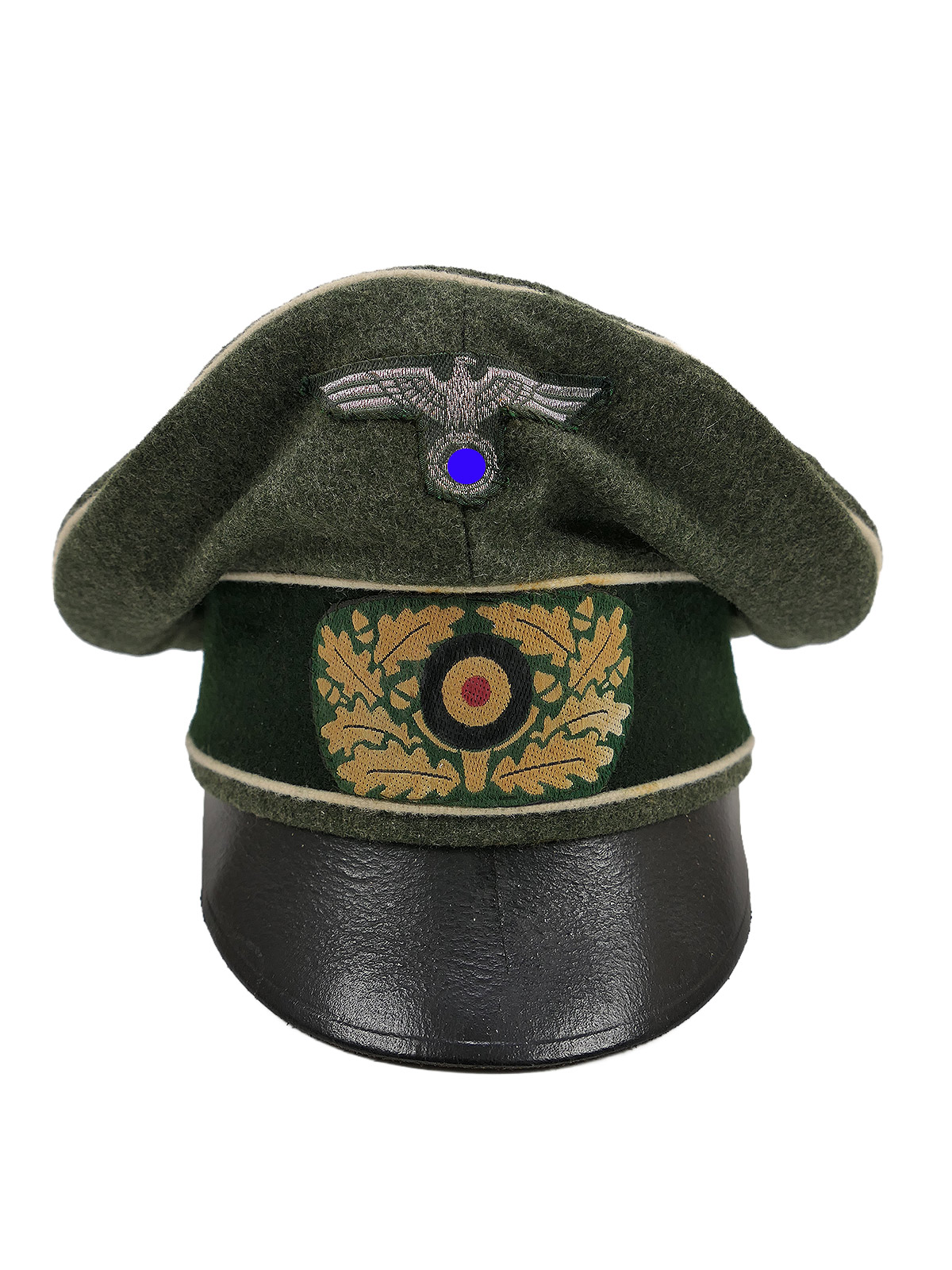 Wehrmacht Infantry Officer’s Crusher Cap with cap eagle / cockade COLLECTION