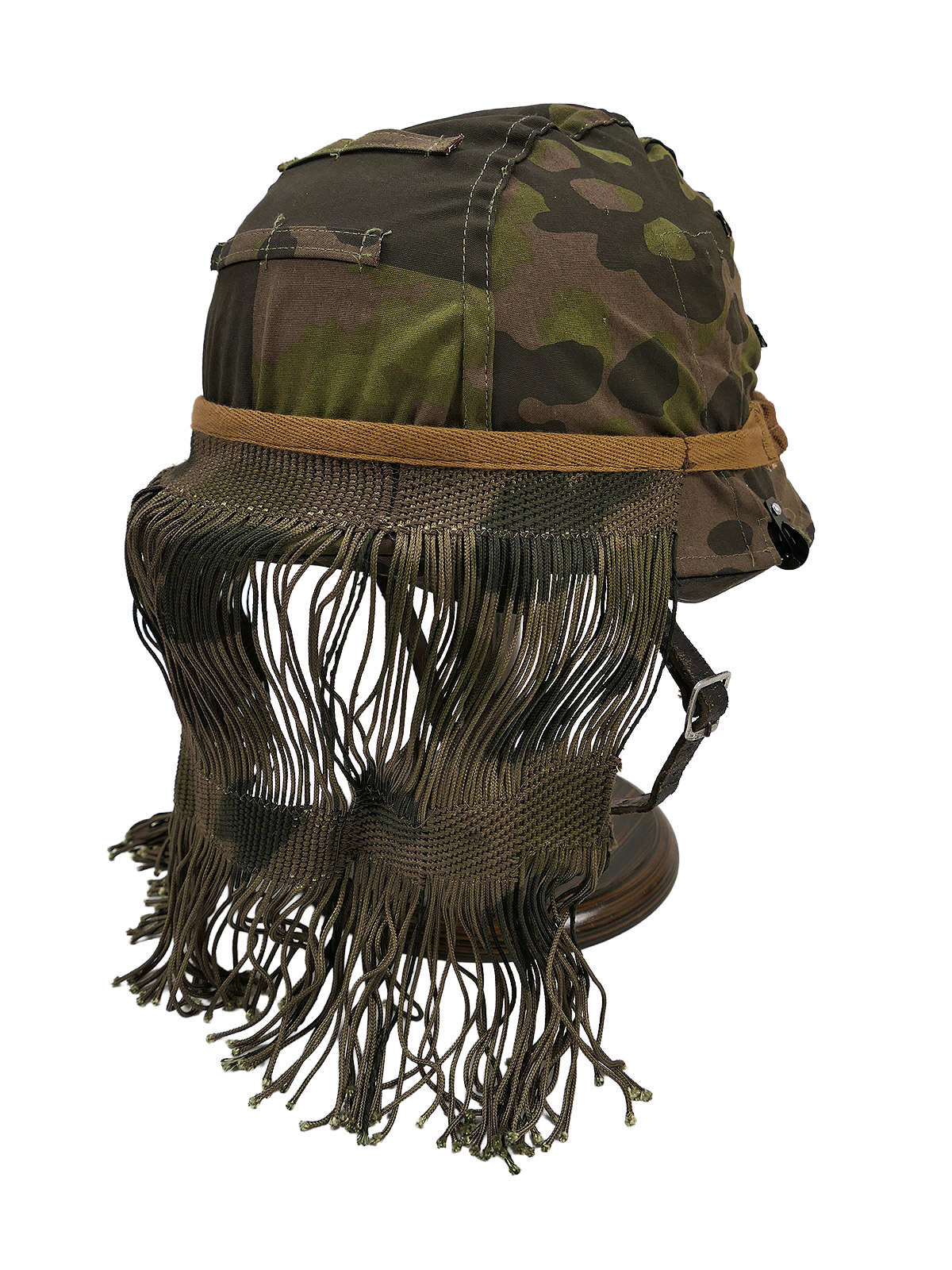 Waffen SS Sniper Camouflage Veil, Plane Tree, Museum Replica, Face Camouflage