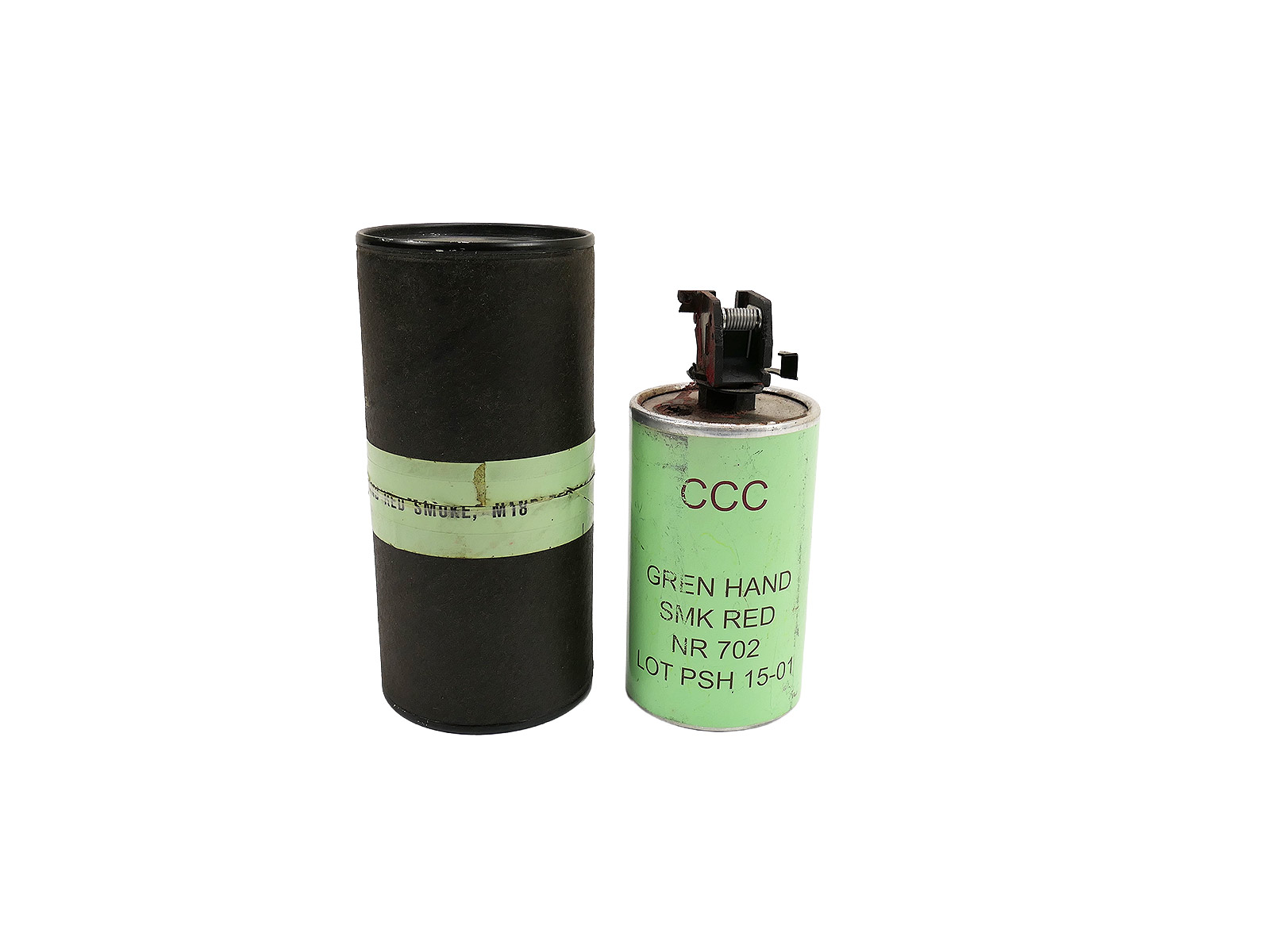 US Army M18 Red Smoke Grenade – hand signal smoke grenade