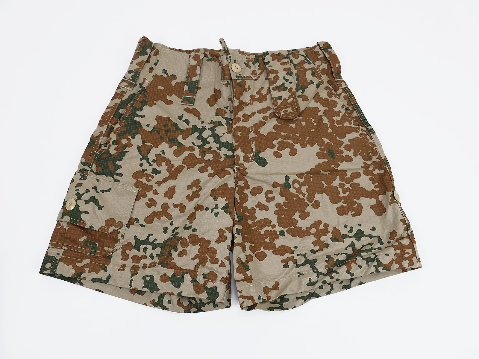 Denmark DK ARMY Original Combat Shorts Desert Flecktarn Wüstentarn Gr.3 short combat trousers 