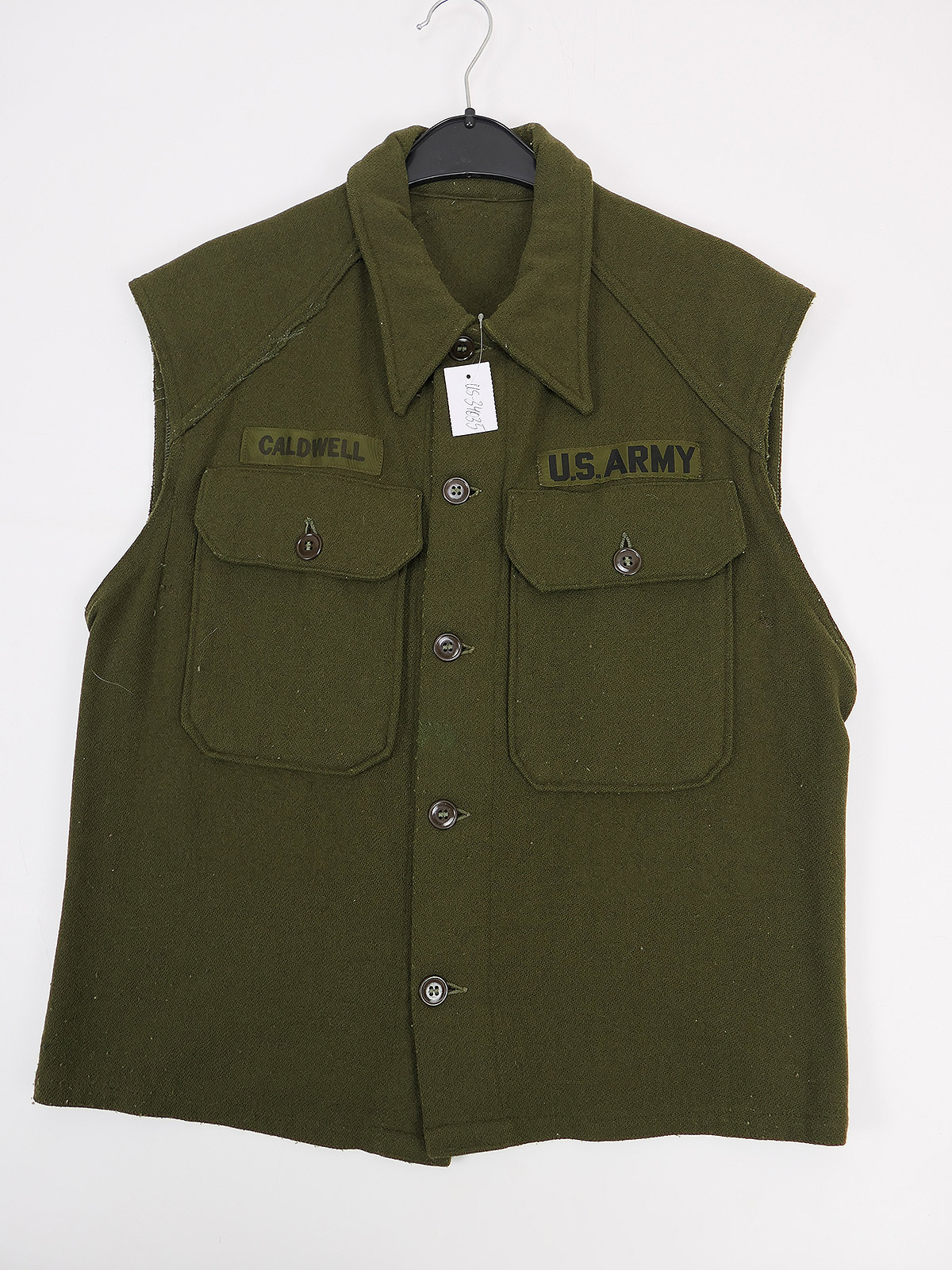 Unique US Army Field Shirt Wool 108 Field Shirt Medium Korea Vietnam olive ALS WESTE customised