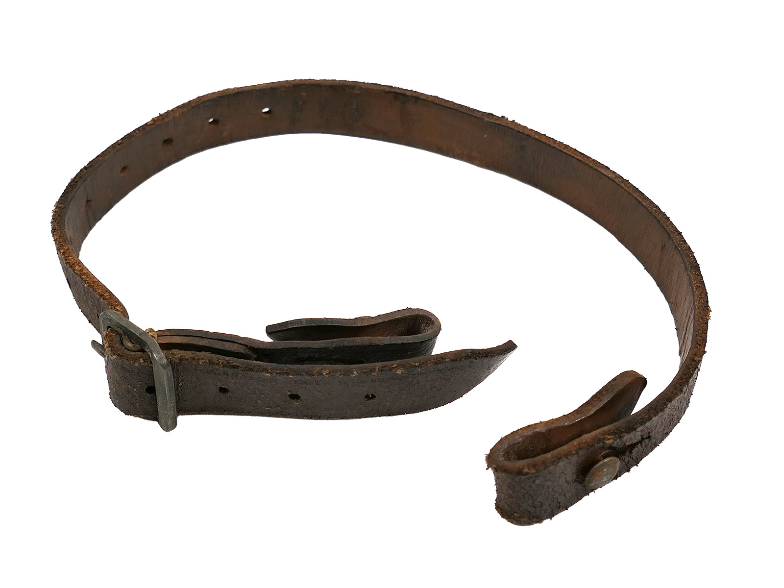 One-off vintage antique chin strap for Luftwaffe steel helmets – helmet lining M35, M40, M42 COLLECTION