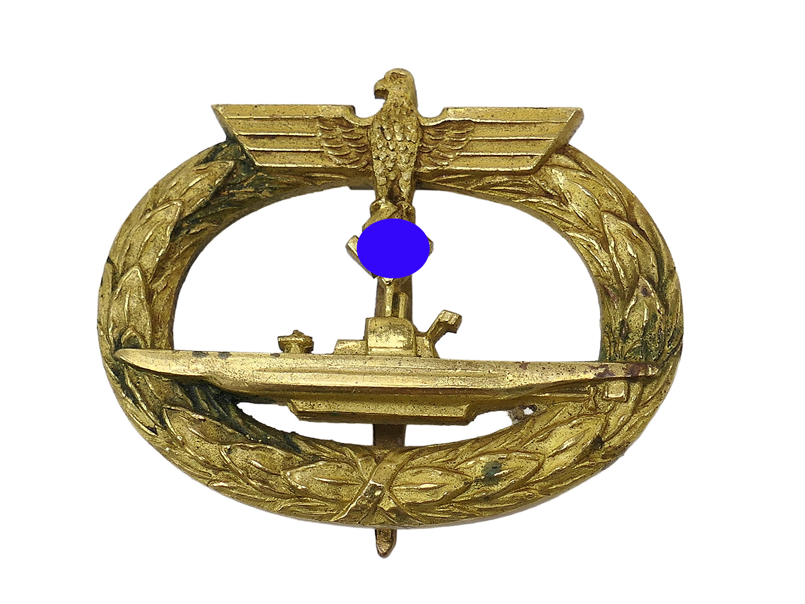 Original Kriegsmarine Submarine War Badge, Marine C. Schwerin & Sohn, Berlin