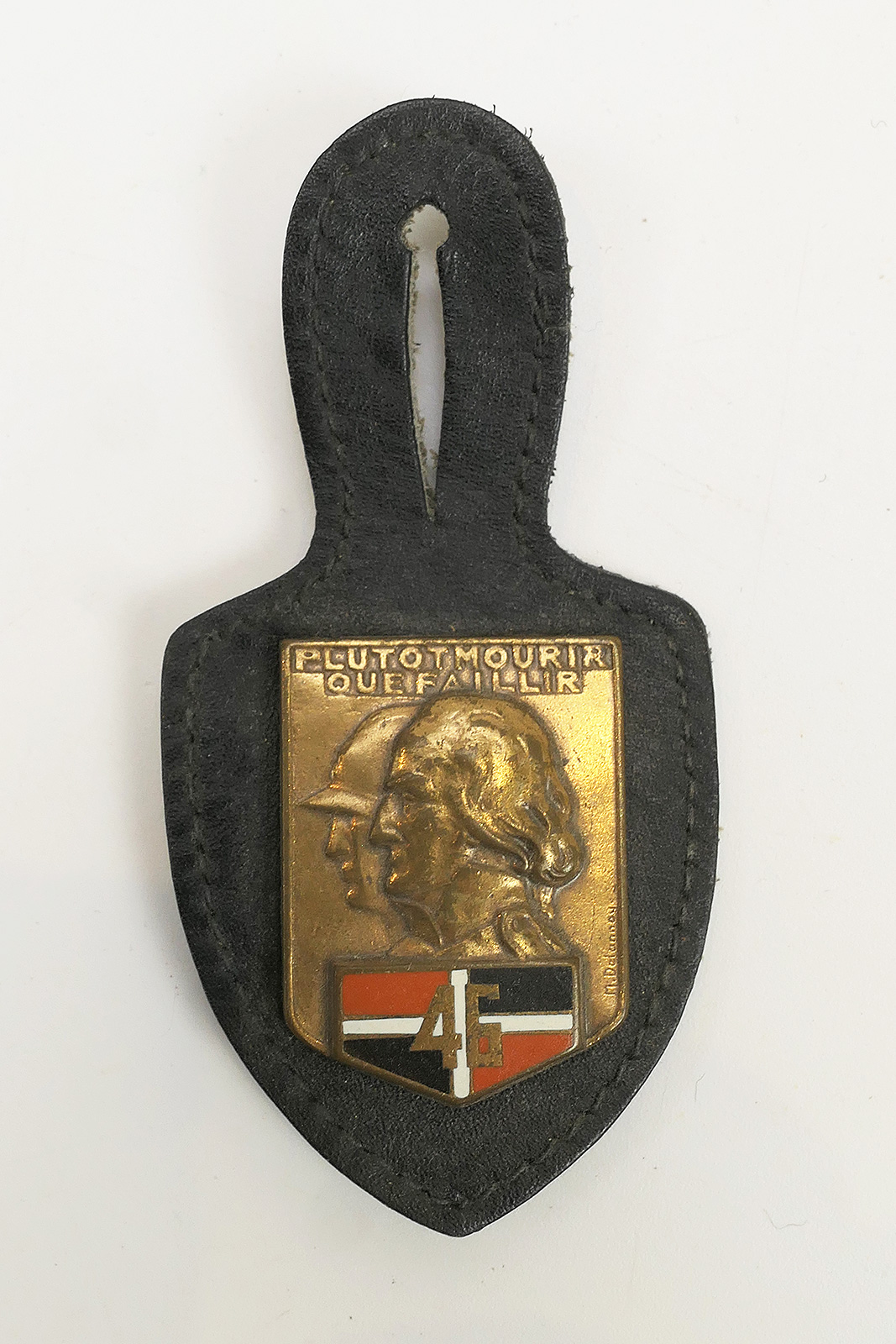 Allied breast pendant 46th Régiment d'Infanterie 1st model