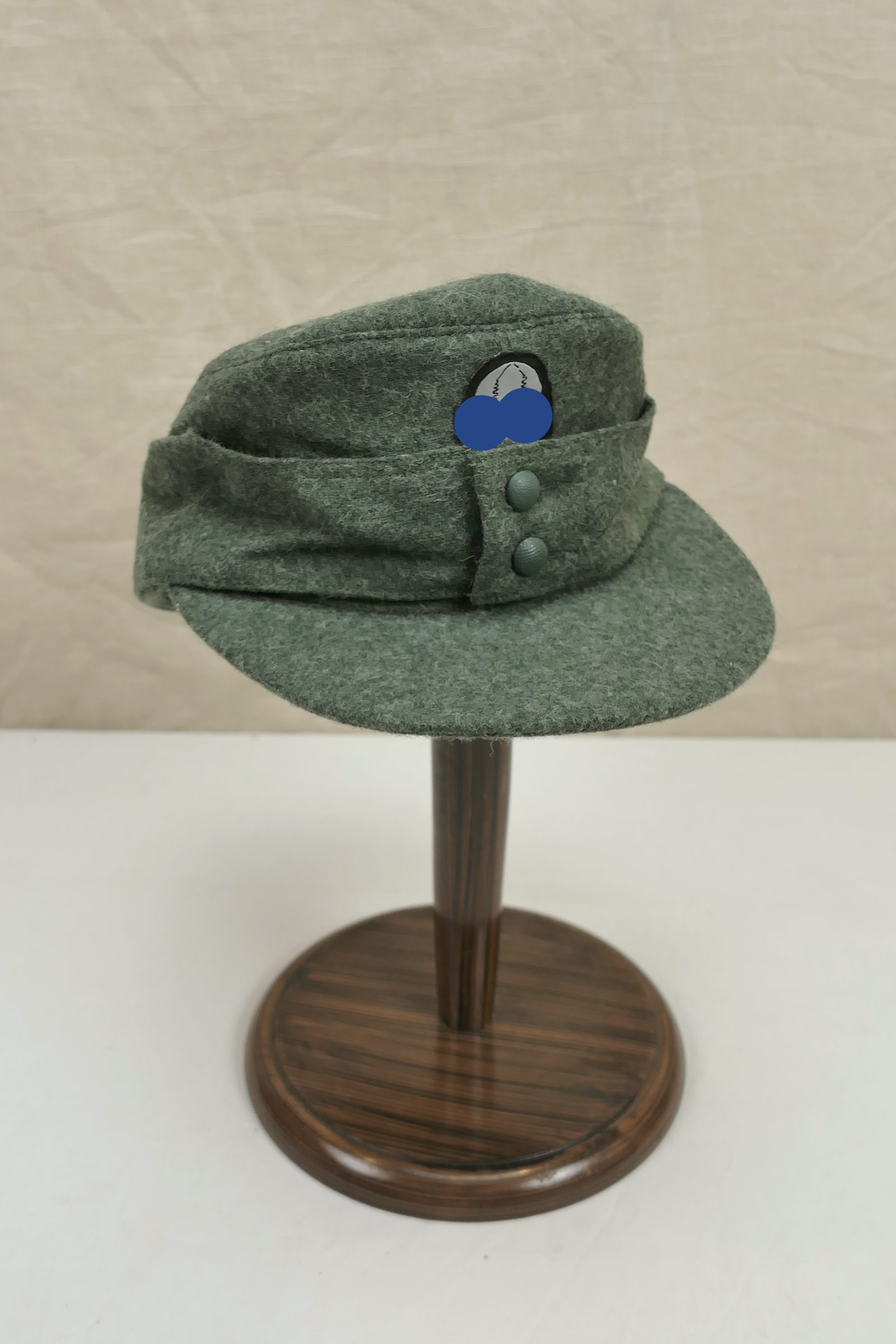 Waffen SS M43 field cap Baschlik cap M1943 with effects size 57