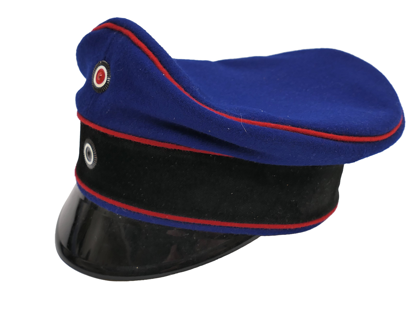 One-off WK1 Prussian peaked cap, artillery officer’s field cap, size 57, COLLECTION