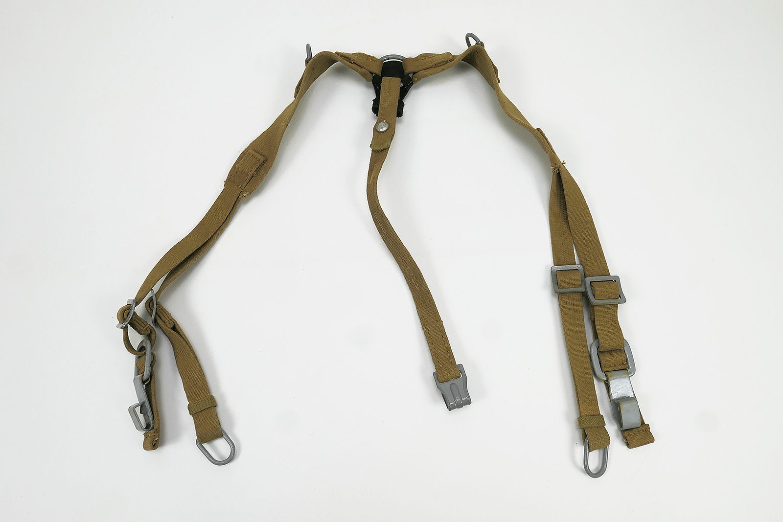 P1510214 DAK Afrikakorps Tropen Web Y-Straps Southern Front Late War Koppeltragegestell Wehrmacht