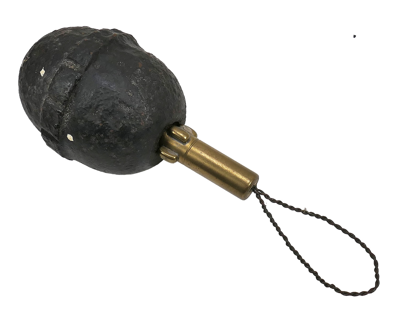 WK1 M17 Decorative Egg-Shaped Hand Grenade – Original Hand Grenade – COLLECTION – BATTLE-WORN