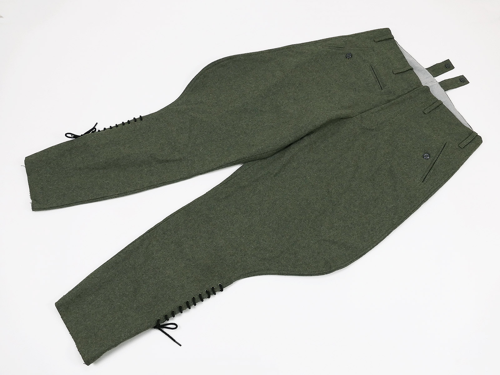 Single piece Wehrmacht M35 breeches wool breeches riding breeches uniform trousers size M
