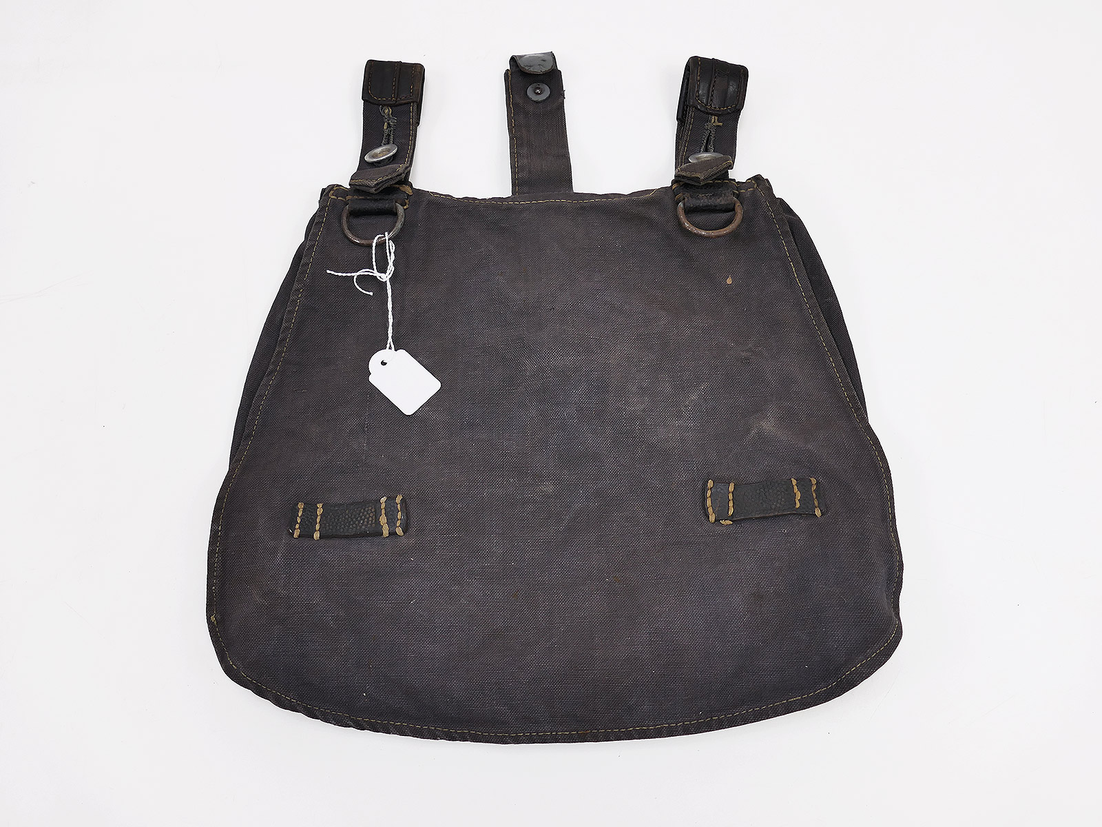 Luftwaffe bread bag, LBA 1944, airman’s blue-grey, paratrooper’s kit, in good condition