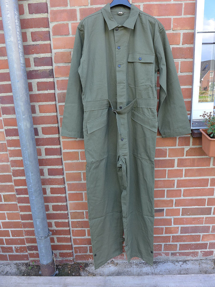 1900-3 US Army WW2 HBT Drillich Kombi Tank Suit OD No. 3