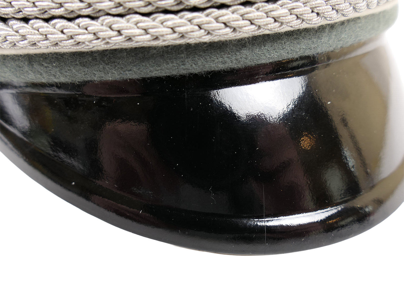 Waffen SS peaked cap, officer’s, size 58 – top-quality museum-grade reproduction with metal detailing