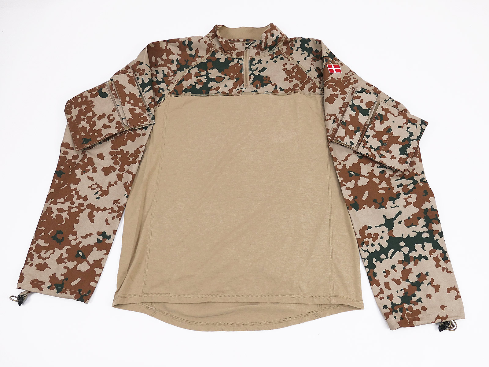 M Denmark DK ARMY UBACS Under Body Armour Combat Shirt Desert Flecktarn Desert Camouflage NEW.