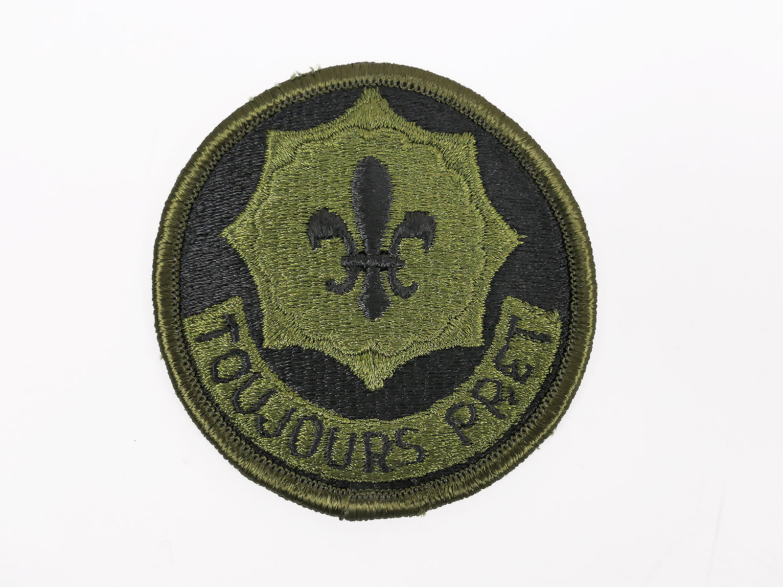 Patch US ARMY Subdued 2nd Armored Cavalry Rgt. Toujours Pret Original Badge Stryker Units
