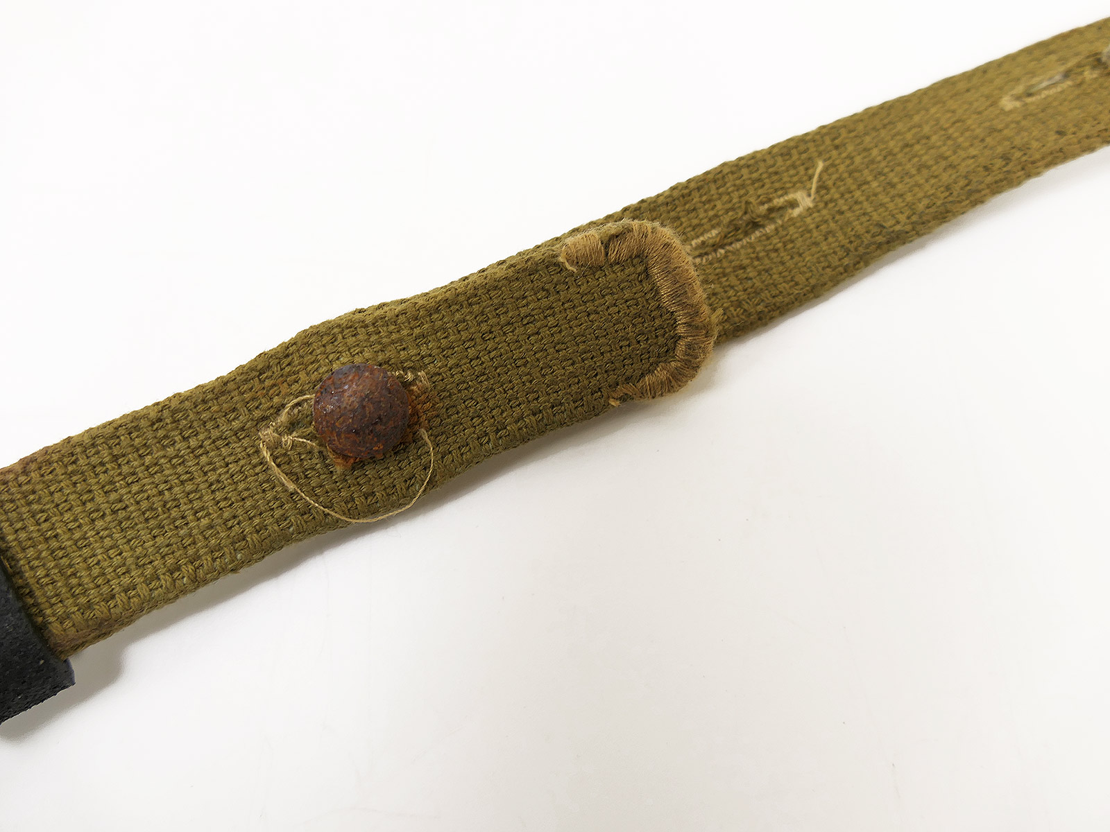 Wehrmacht DAK Afrika Korps Tropical Web Y-strap Southern Front Late War Belt Carrying Frame