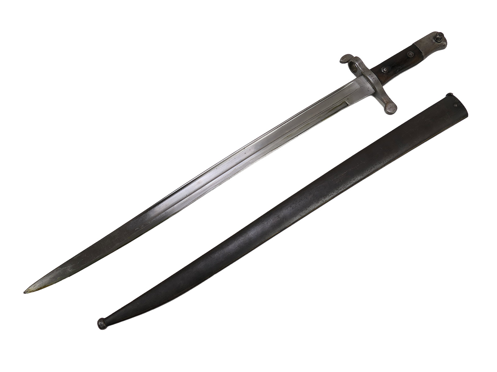 WK1 Austrian M1886 side-mounted bayonet for the Portuguese Kropatschek rifle