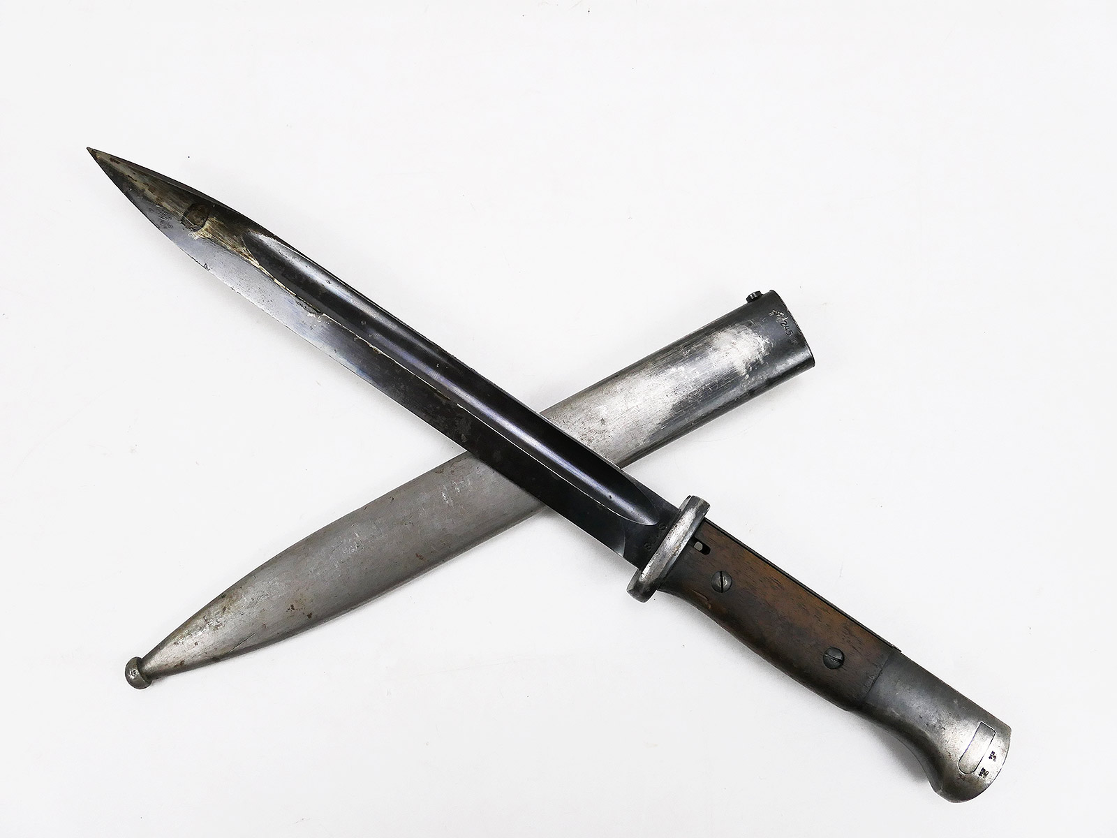 #41/ Wehrmacht bayonet M84/98 K98 / sidearm S/178 with scabbard