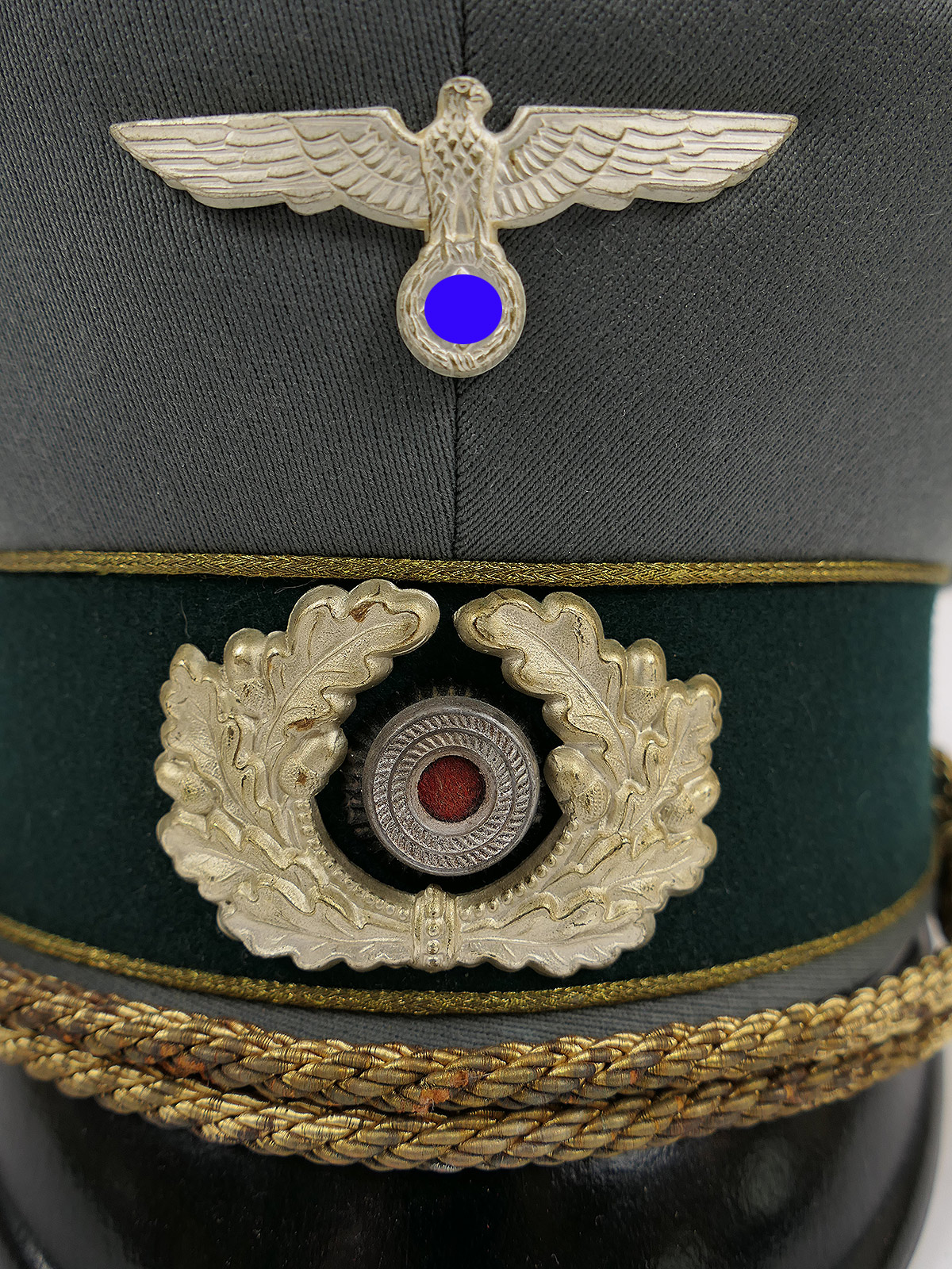 Wehrmacht Early Field Cap, General’s Size 57, Premium Museum-quality reproduction with original silver trim – COLLECTION