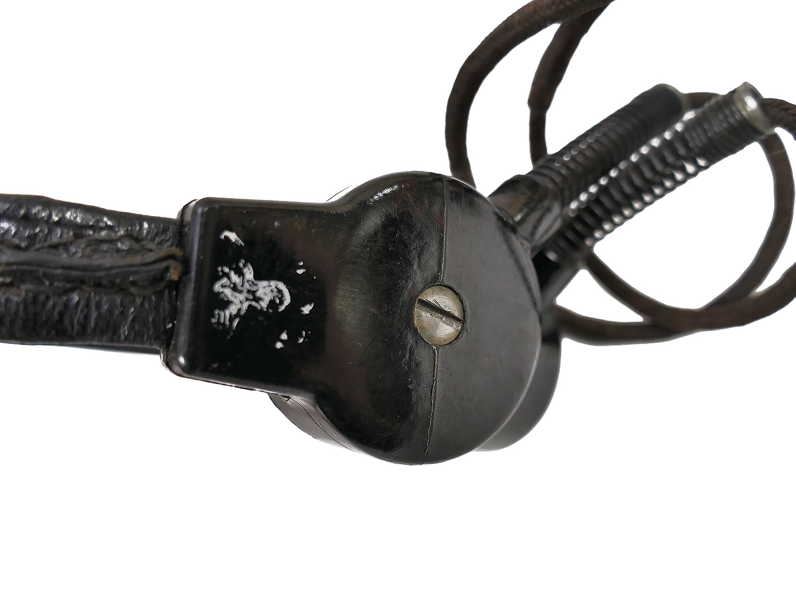 Wehrmacht Waffen-SS tank throat microphone with selector switch, control box, radio #2