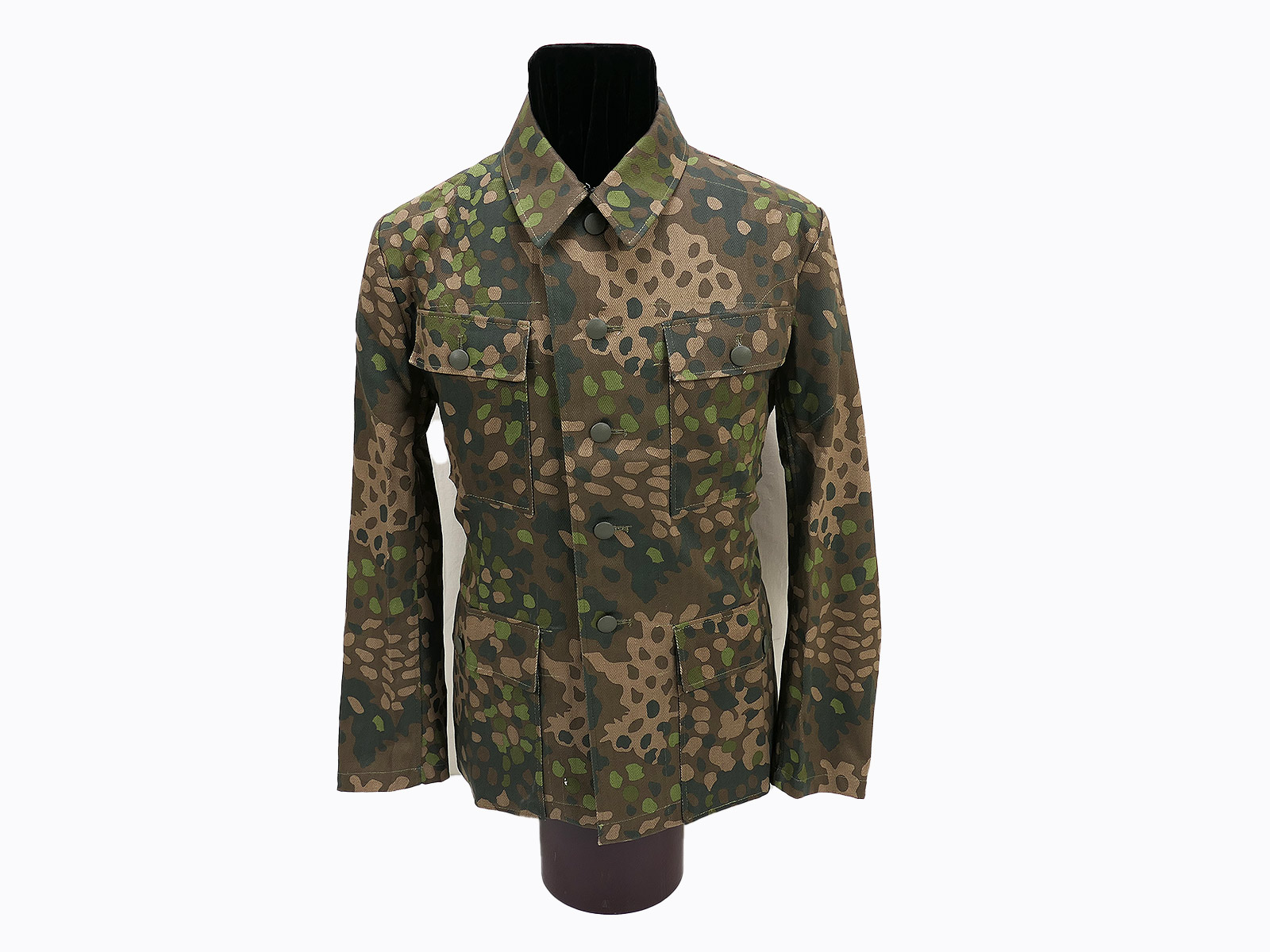 Waffen SS M44 pea camouflage field blouse (2-hole) uniform field jacket PEA DOT