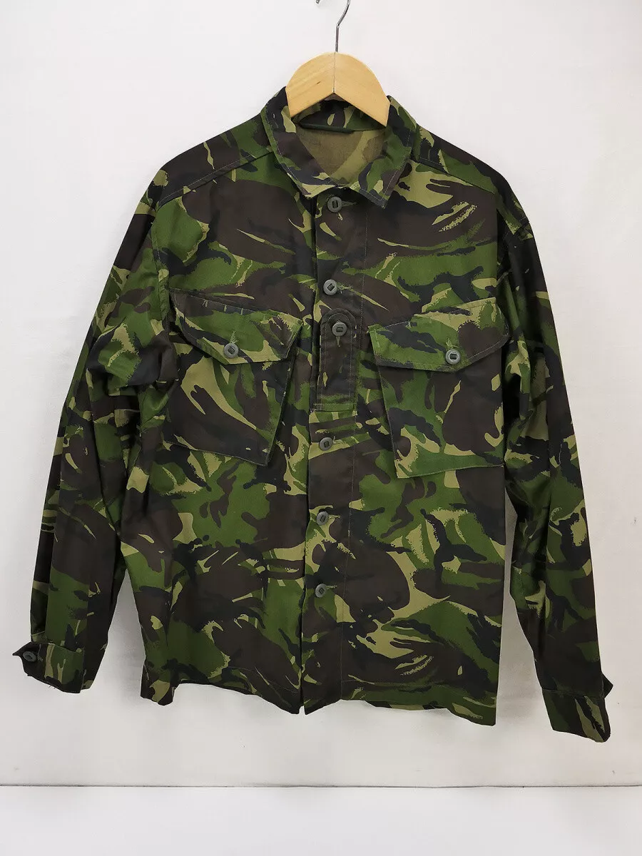British Army Jacket Combat Lightweight Woodland DP - Size 180/104 Large Field Jacket Field Shirt