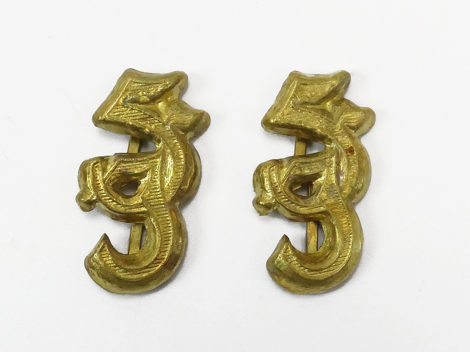 1x pair of paratrooper epaulettes pads FJ Gold