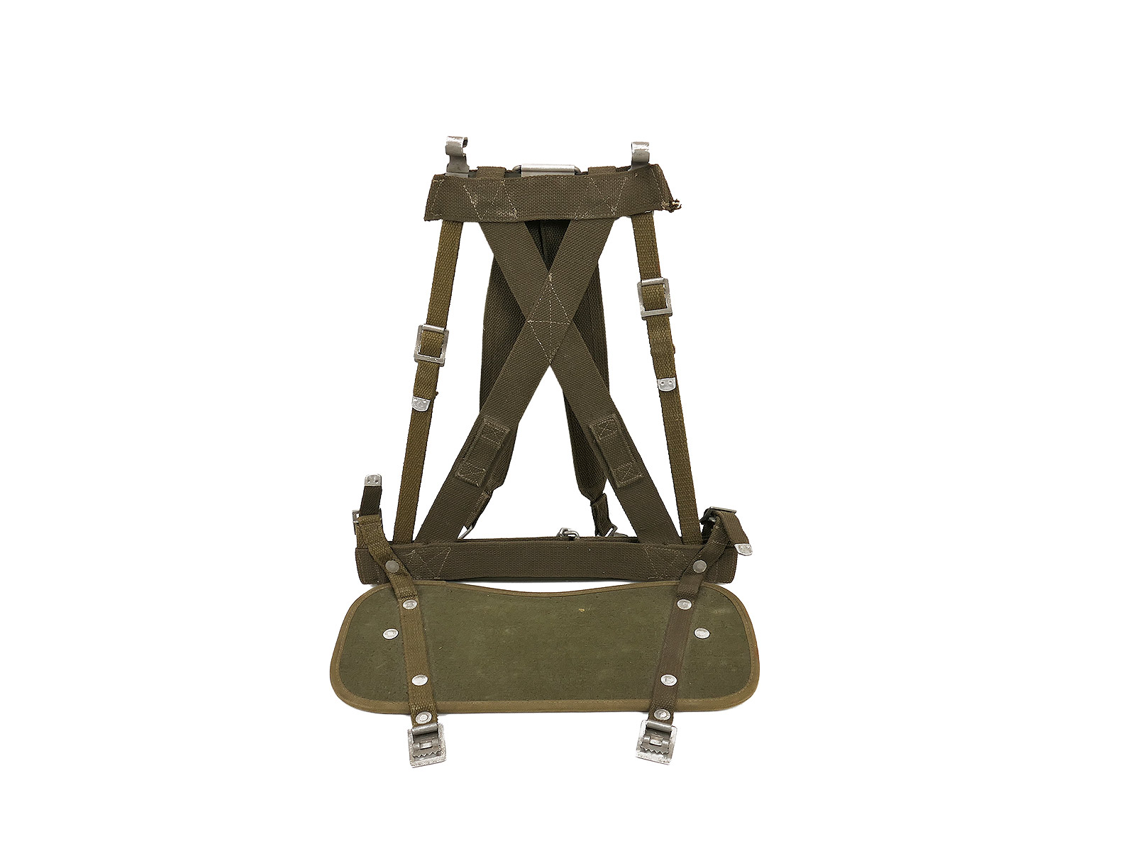 #B Original Bundeswehr Amoeba Camouflage Tent Sheet Bag / Tent Sheet 1956 COLLECTION