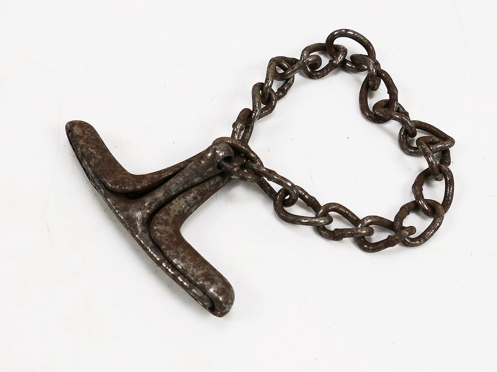 #E SS Hand Gag Gag Chain Restraint, Display or Gag Chain ANTIQUE