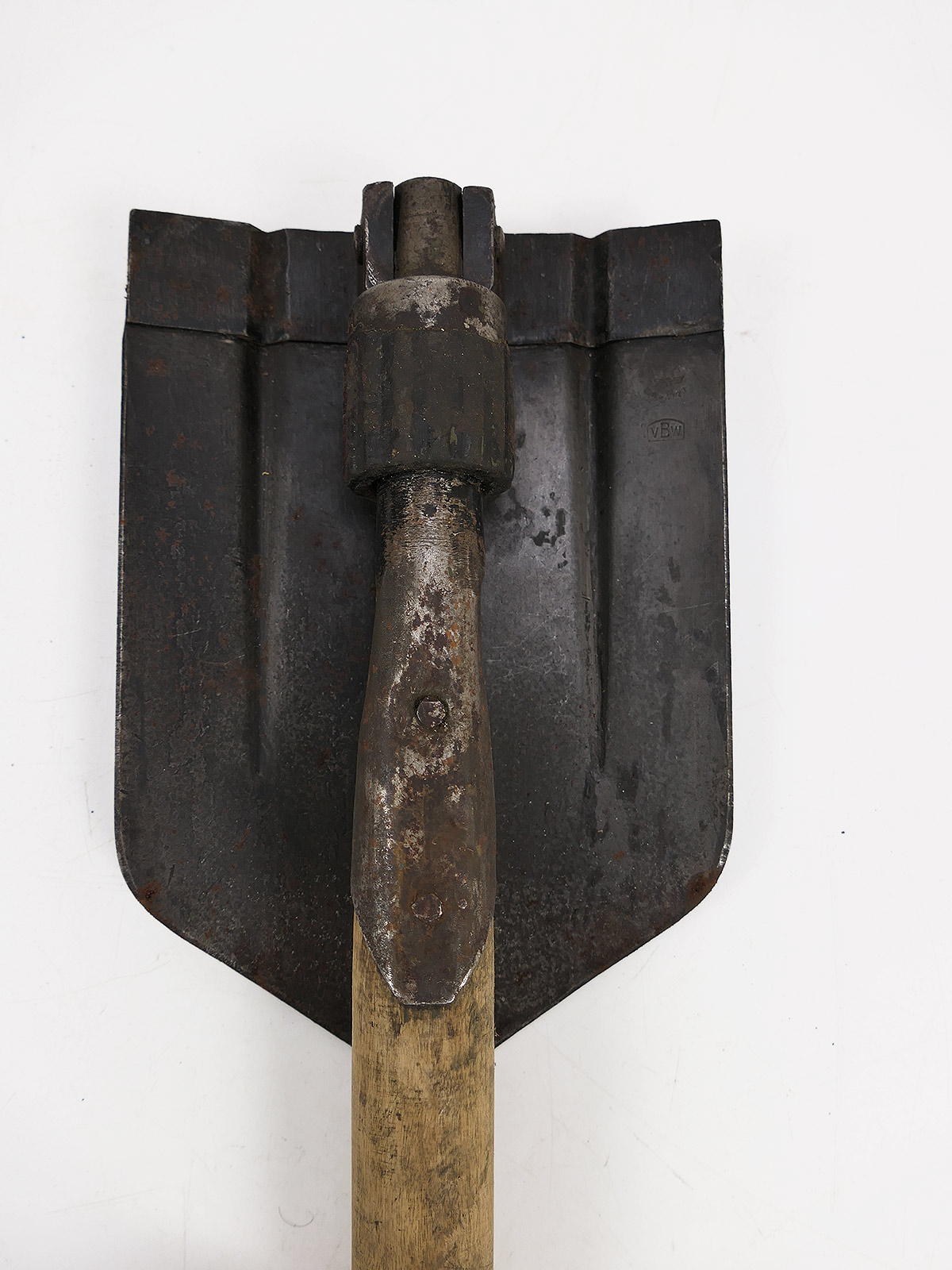 WW2 Wehrmacht Original Folding Spade with Folding Spade Bag, Model 1 Spade Bag COLLECTION