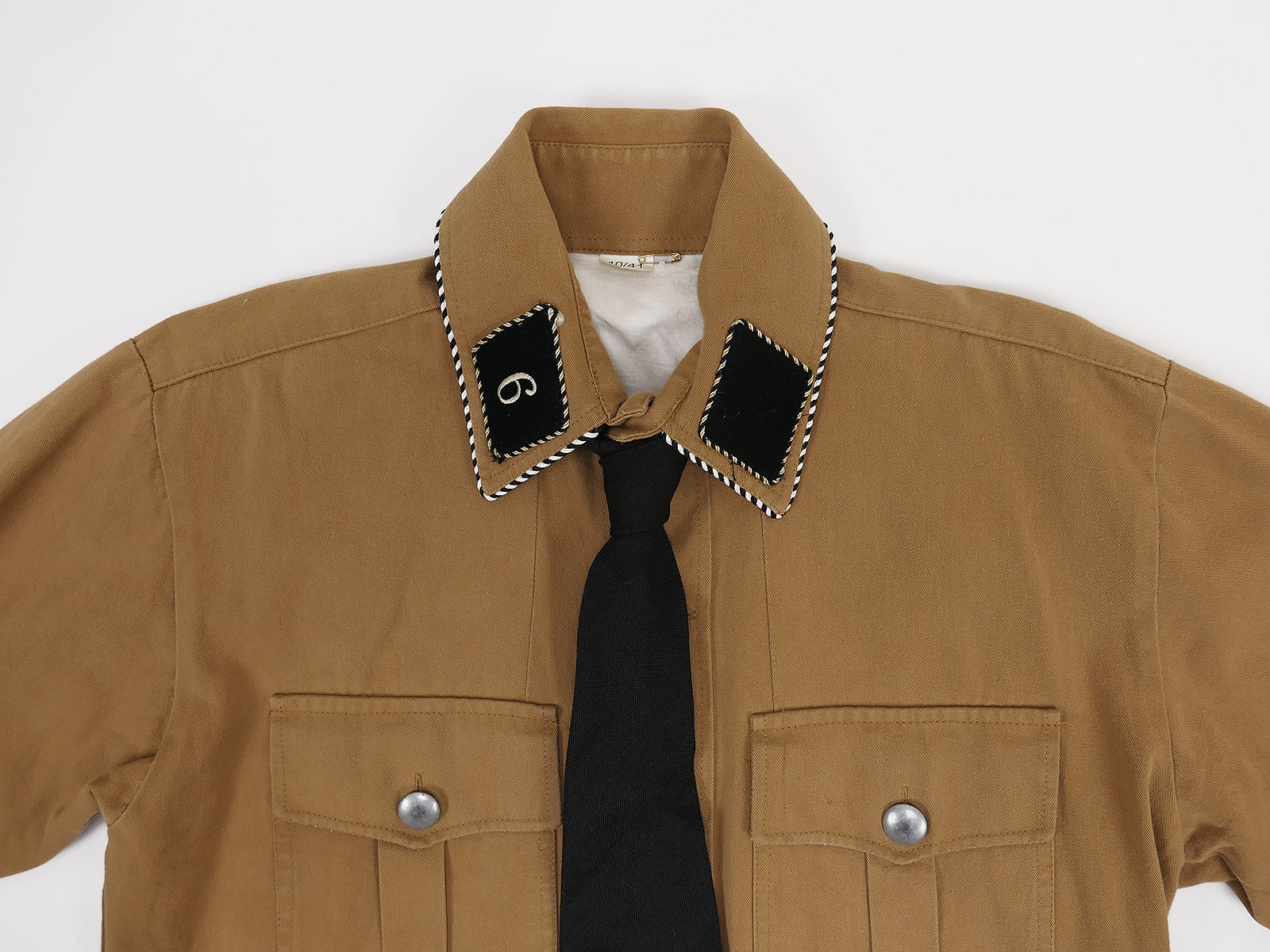 Single item - film prop Allg. SS shirt / blouse Standarte 6 uniform shirt with RZM tie size M