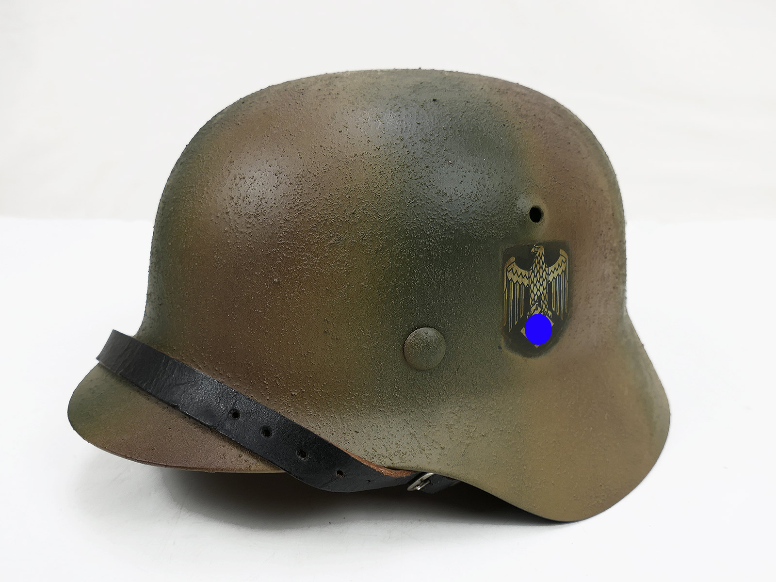 #92 Wehrmacht Normandy camouflage steel helmet M35 M40 rough camouflage helmet size 59/60