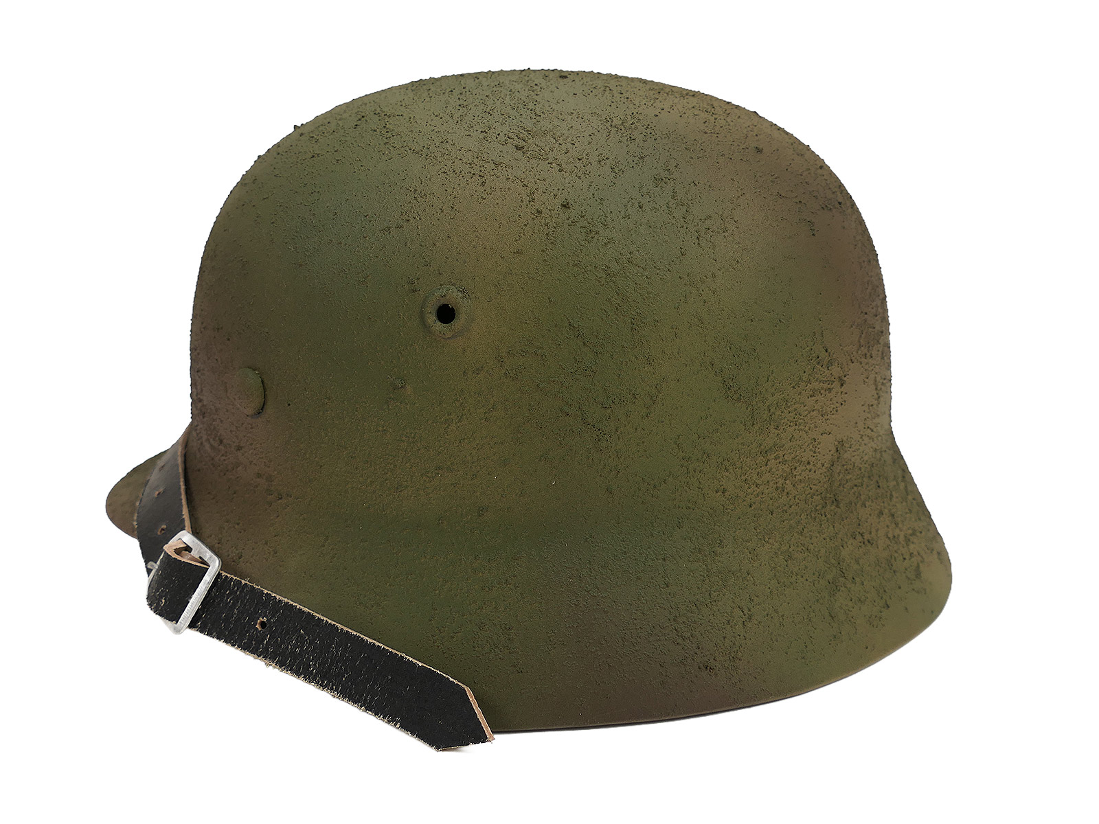 #90 Wehrmacht Normandy camouflage steel helmet M35 M40 rough camouflage helmet, size 59/60