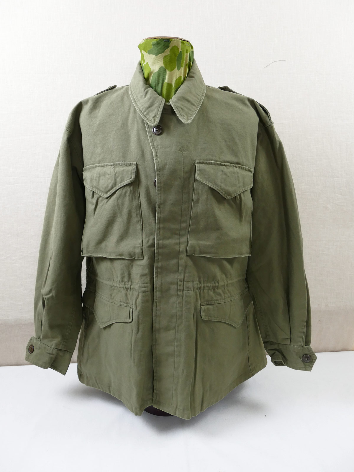 US ARMY WW2 Vintage Field Jacket M-1943 Field Jacket M43 Jacket prewashed with size selection