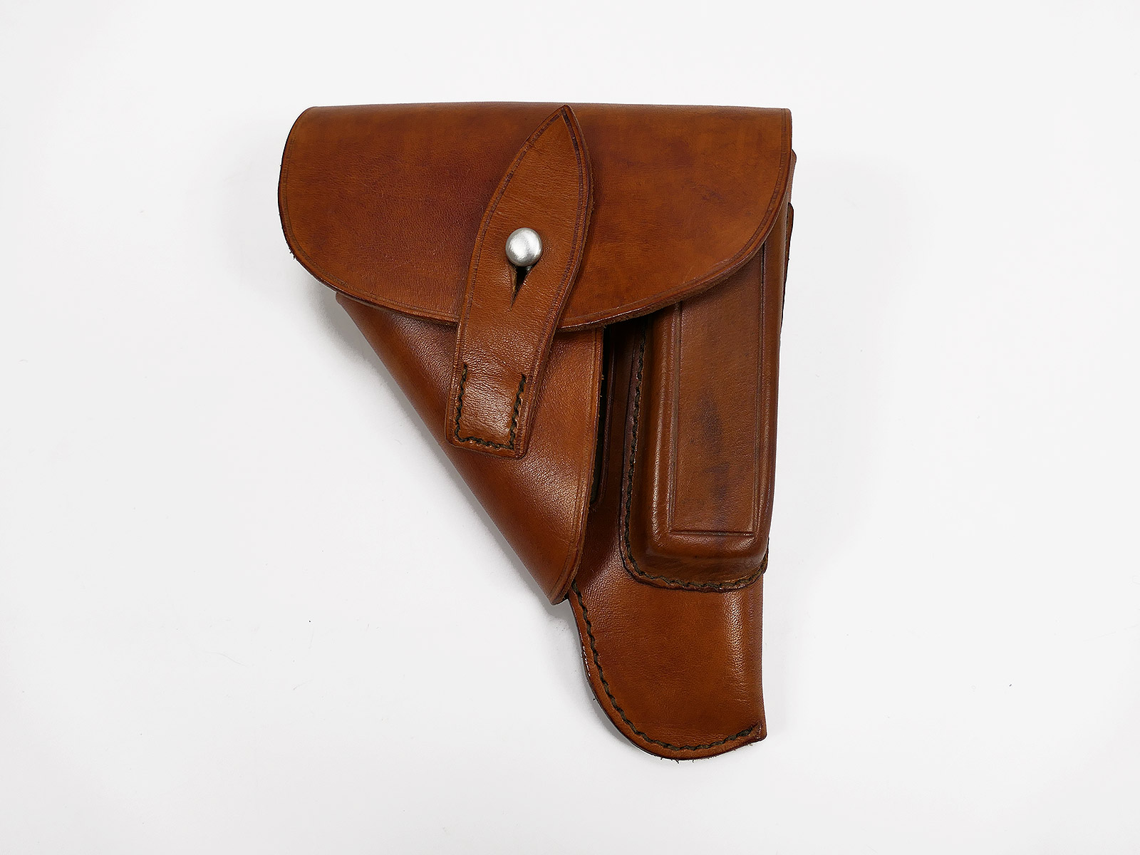 Wehrmacht / Luftwaffe brown officer's leather holster / pistol holster for PPK pistol *Handcrafted*