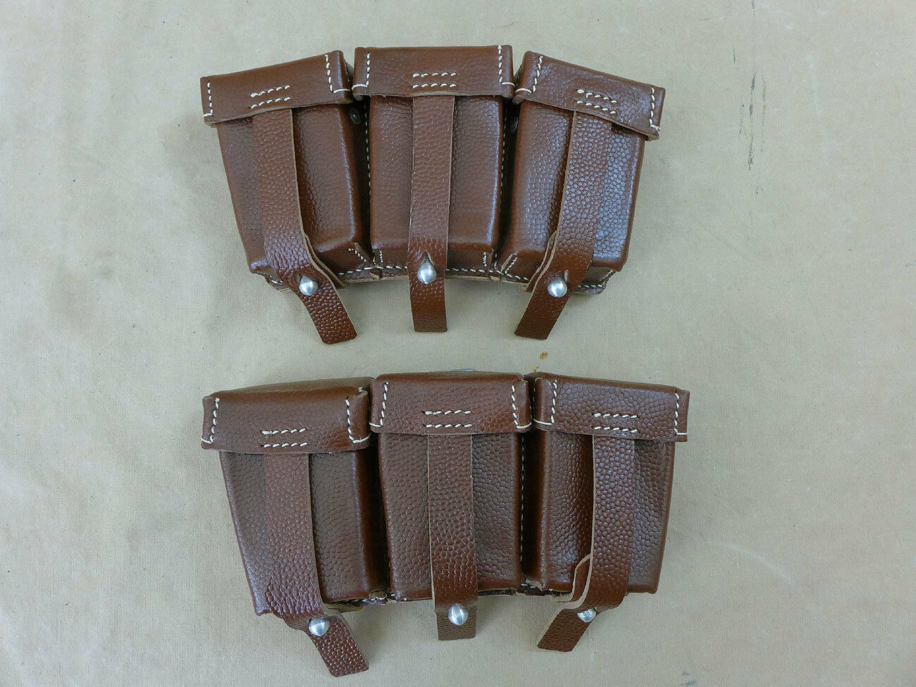 2x Cartridge Case K98 Brown - Version for Luftwaffe / German Africa Corps