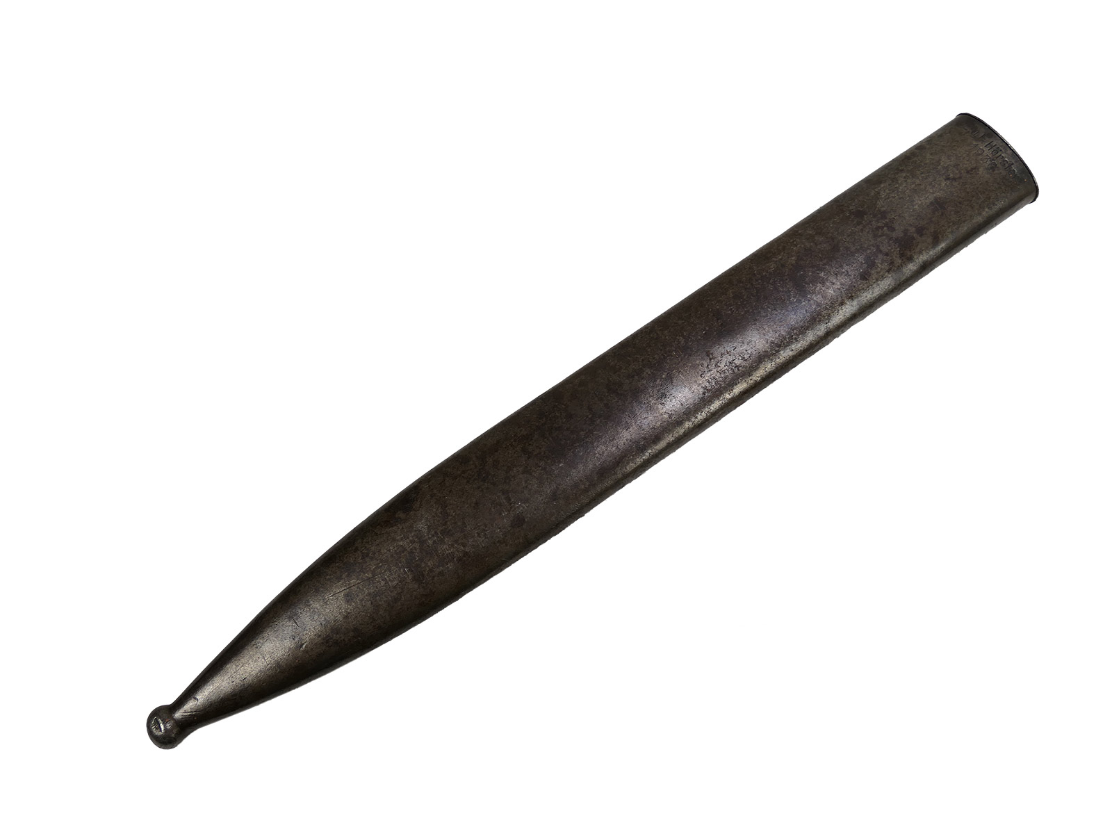 Wehrmacht M84/98 bayonet by Berg & Co, 1938, K98 carbine / fixed bayonet with scabbard, BATTLE-WORN