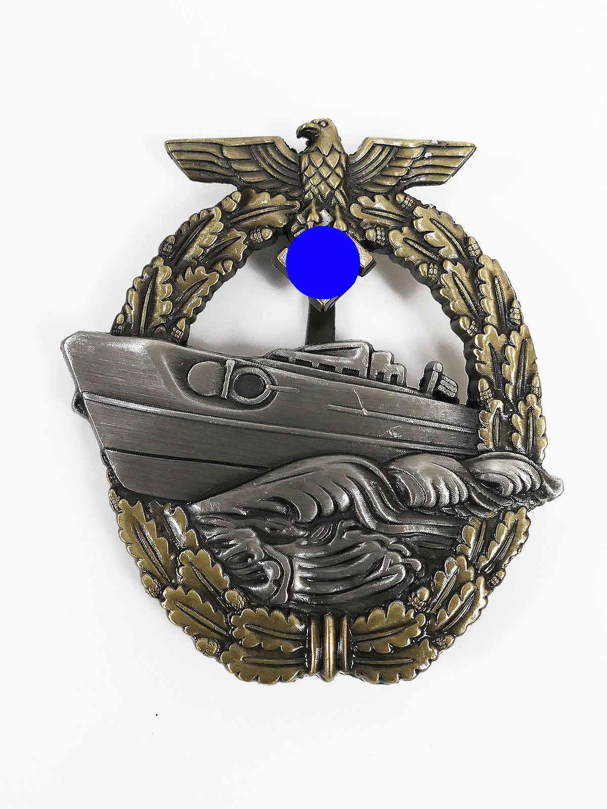 Kriegsmarine speedboat war badge 2nd form