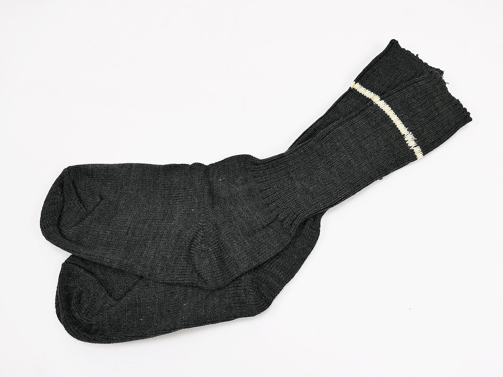 Wehrmacht woollen socks, boot socks, field grey, with size ring I, size 1 (41/42)
