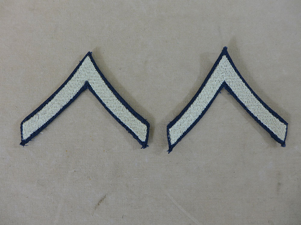 US ARMY WW2 Ranks Badge Private 1st class Uniform Rank Badge