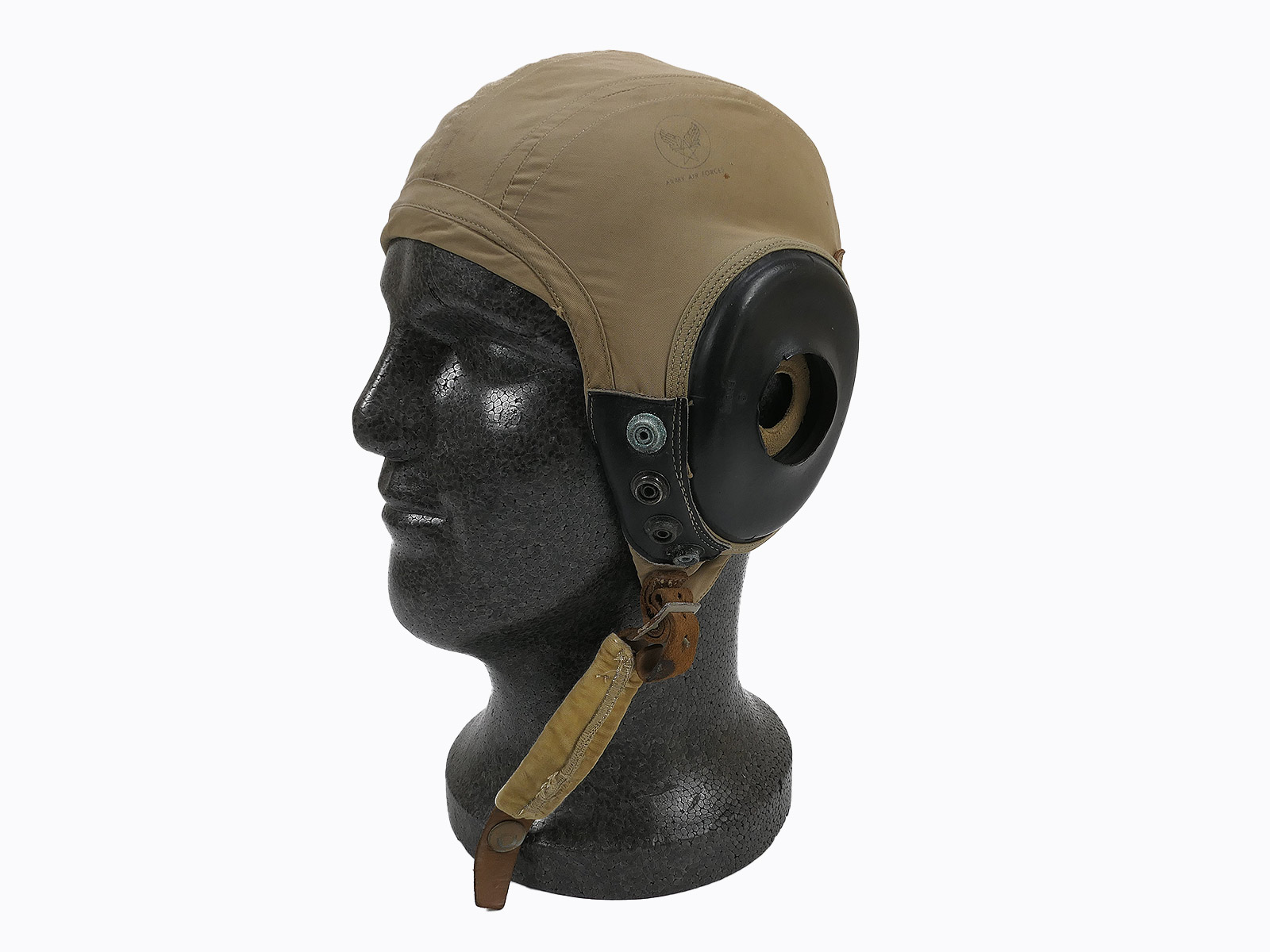 Original USAF WW2 AN-H-15 Summer Flying Helmet cap headgear pilot cap