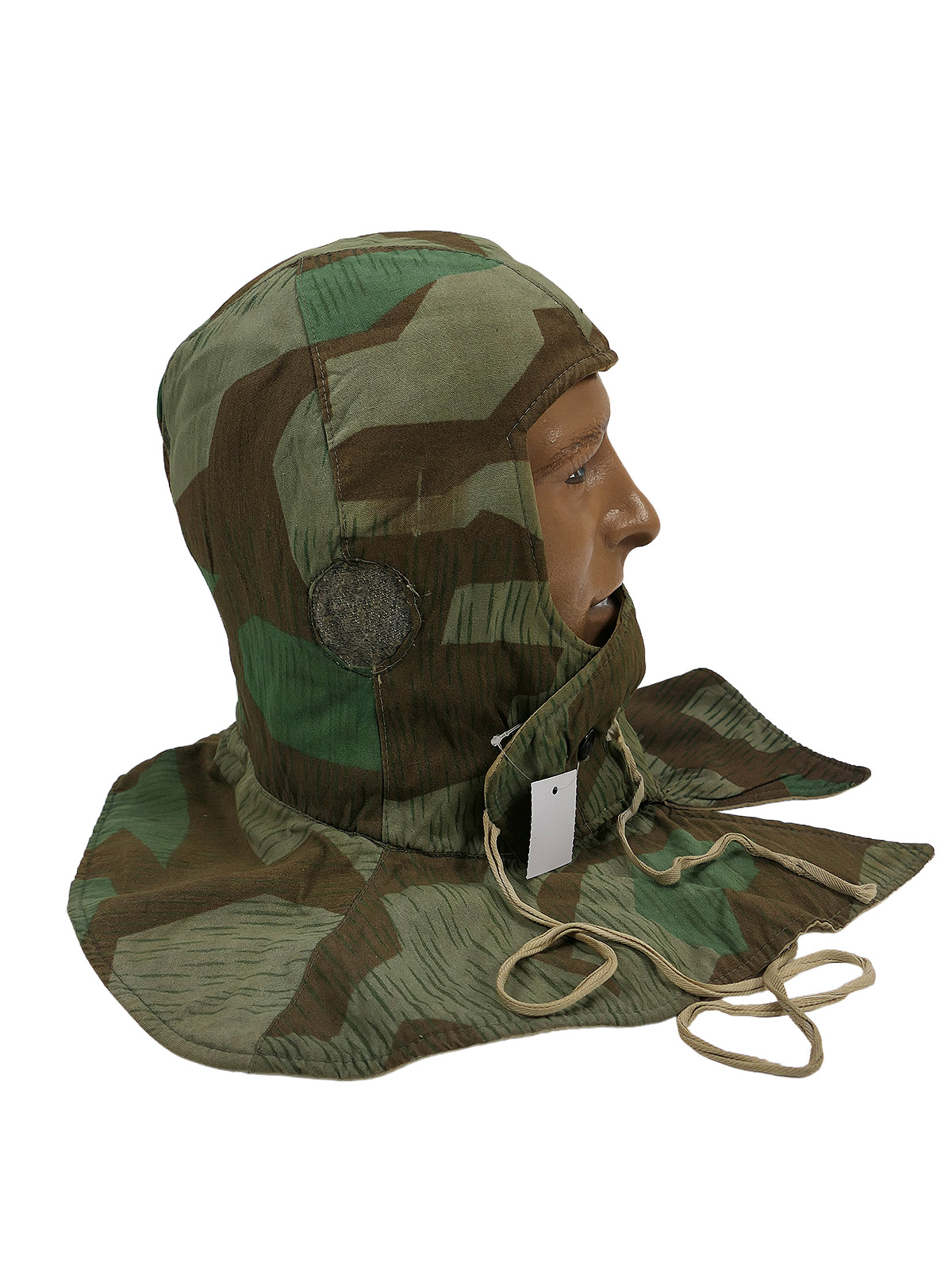 Original WW2 Wehrmacht winter balaclava, splinter camouflage / white reversible balaclava, winter reversible jacket COLLECTION