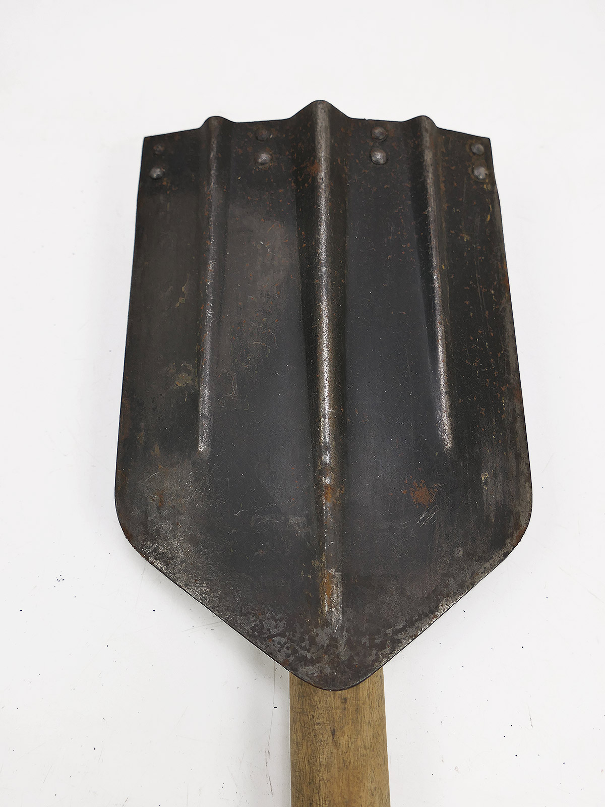 WW2 Wehrmacht Original Folding Spade with Folding Spade Bag, Model 1 Spade Bag COLLECTION