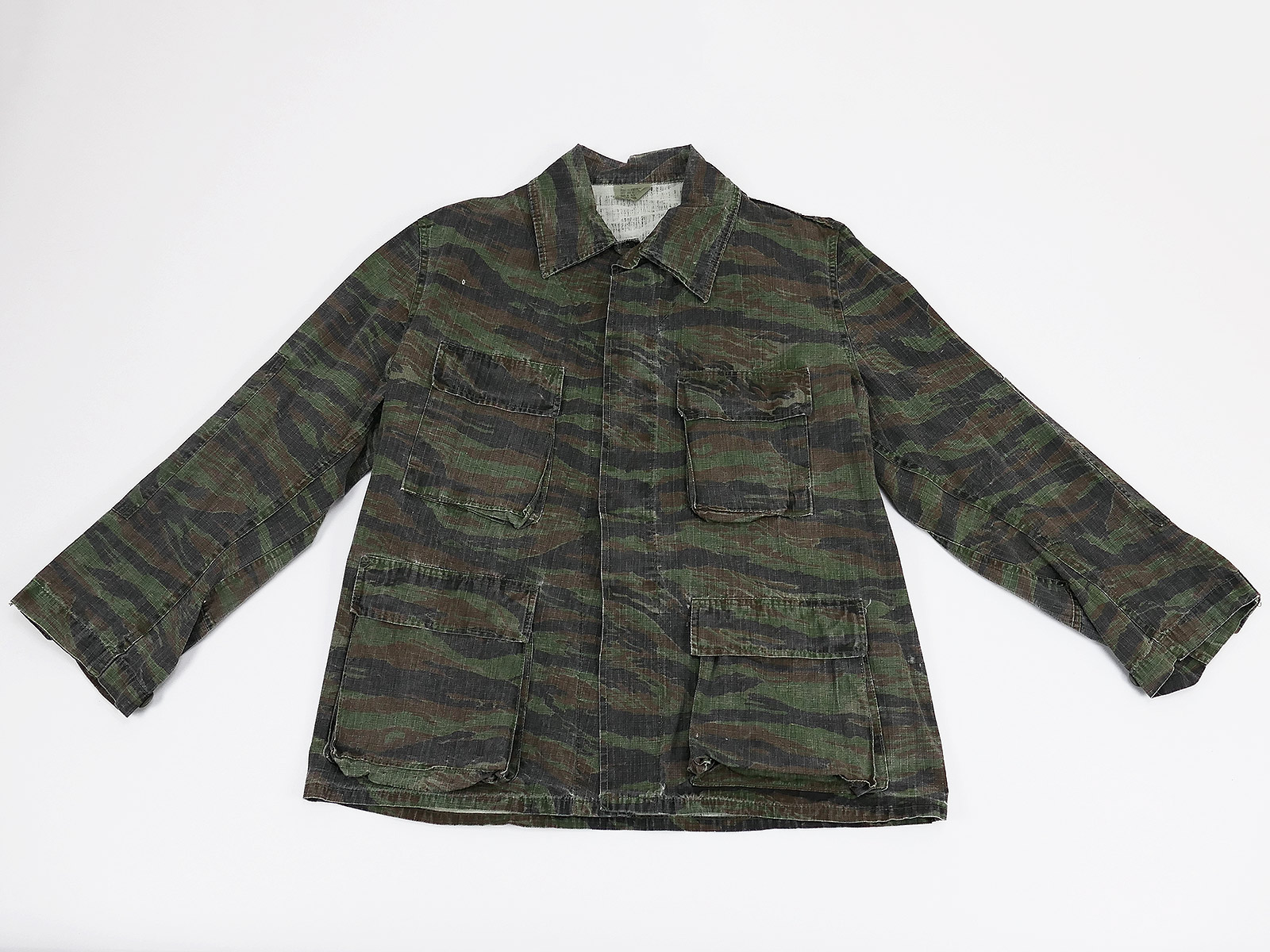 US Army Jungle BDU Jacket Field Jacket Tiger Stripe Vietnam Special Forces Size Large